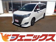 トヨタ　エスクァイア　ＨＶ−Ｇｉ☆禁煙☆７人乗り☆修復歴無し☆走行３．５万Ｋｍ☆　☆ＴＲＤエアロ☆トヨタセーフティセンス☆９インチナビ☆フルセグＴＶ☆ＢＴ接続☆Ｂカメラ☆フリップダウンモニター☆黒革シート☆両側電動ドア☆クルコン☆シートヒーター☆スマートキー２個☆プッシュスタート☆