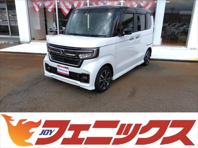 ホンダ Ｎ−ＢＯＸカスタム Ｌ　コーディネートスタイル　☆後期モデル☆２トーンカラー☆純正８インチナビ☆フルセグＴＶ☆ＢＴオーディオ☆Ｂカメラ☆ナビ連動前後ドラレコ☆Ｗパワースライドドア☆フルプライムスムースシート☆前後シートヒーター☆ホンダセンシング☆