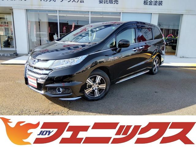 ホンダ オデッセイハイブリッド ハイブリッド　アドバンスドパッケージ☆純正ナビ☆天吊モニター　☆メーカーナビ☆フルセグＴＶ☆ＢＴオーディオ☆ＤＶＤ再生☆マルチビューカメラ☆純正フリップダウンモニター☆ホンダセンシング☆Ｗパワースライドドア☆前後ドライブレコーダー☆ビルトインＥＴＣ☆