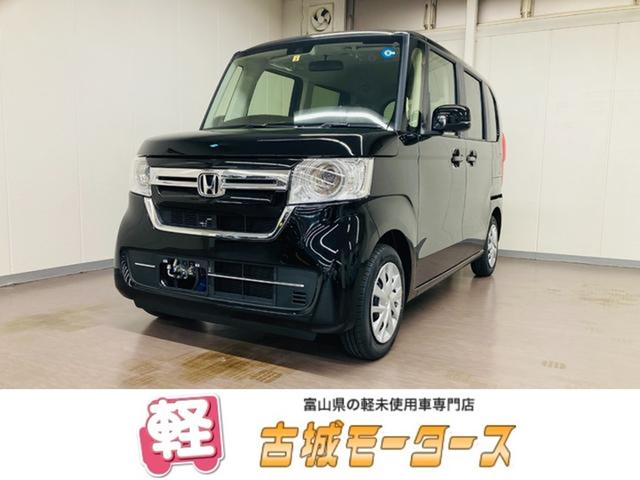 Ｎ－ＢＯＸ Ｌ　届出済未使用車　４ＷＤ　衝突被害軽減システム　盗難防止システム　ＣＶＴ　オートライト　バックカメラ　シートヒーター　オートエアコン　ＬＥＤヘッドライト　スマートキー　電動スライドドア（1枚目）