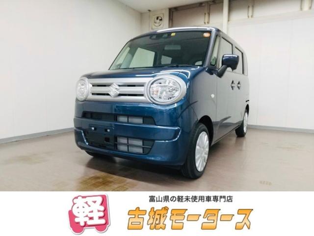 スズキ ワゴンＲスマイル Ｇ　快適パッケージ装着車　衝突被害軽減システム　盗難防止システム　ＣＶＴ　オートライト　アイドリングストップ　シートヒーター　オートエアコン　スマートキー　スライドドア