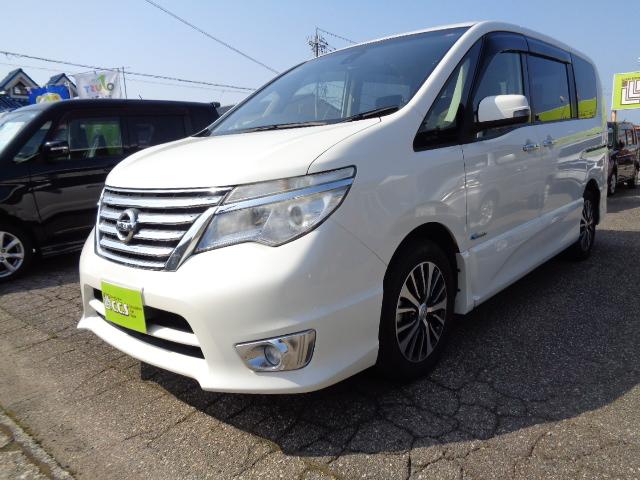 セレナ(日産) ハイウェイスター　Ｖセレクション＋セーフティ　ＳＨＶ　８インチナビ　リアモニター 中古車画像