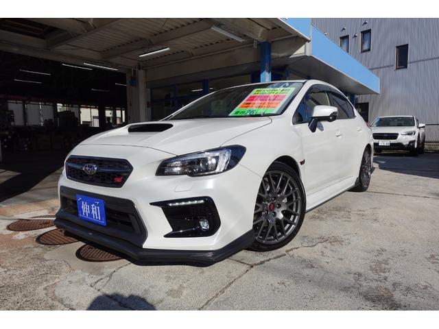 ＷＲＸ Ｓ４(スバル) ＳＴＩスポーツアイサイト　グー鑑定　内外装５点満点　Ｆ型　純正大型リヤスポイラー取付対応可【要相談】　ＳＴＩ１９インチＡＷ　ＳＴＩアンダースポイラー　補剛パーツ　フジツボマフラー　前後ＳＴＩドリルドローター＆ブレーキパッド 中古車画像