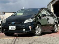 プリウス S 純正アルミホイール履替/ディーラーナビ/フルセグTV/バックカメラ/ETC/オートエアコン/スマートキープッシュスタート 中古車画像