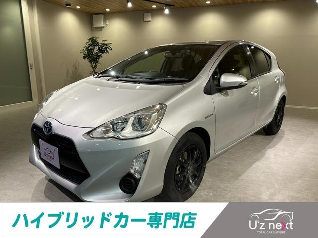 トヨタ アクア Ｓ　キーレスエントリー　アイドリングストップ　ＥＴＣ　アルミホイール　ＬＥＤヘッドランプ　ナビＴＶ　ドライブレコーダー　Ｂｌｕｅｔｏｏｔｈ　ＣＤ　運転席・助手席エアバック　ＡＢＳ　ＥＳＣ　衝突安全ボディ