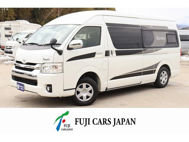 　キャンピングカー　シンク　給排水ポリタンク　コンロ　ＦＦヒーター　冷蔵庫　電子レンジ　フリップダウンモニター　ツインサブバッテリー　走行充電　外部充電　１５００Ｗインバーター　リアクーラー　リアヒータ