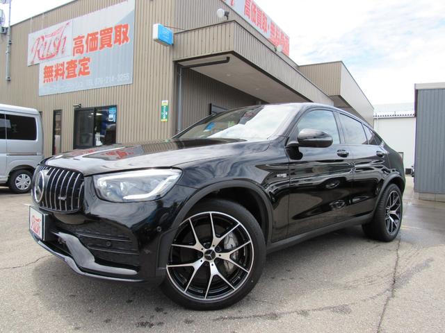 メルセデスＡＭＧ ＧＬＣ ＧＬＣ４３　４マチッククーペ　ナビＴＶ　バックカメラ　レザーエクスクルーシブパワーシート　サンルーフ　オートクルーズ　レーンアシスト　アシストブレーキ　ＬＥＤヘッドライト　アンビエントライト　中古スタッドレスタイヤホイール付き