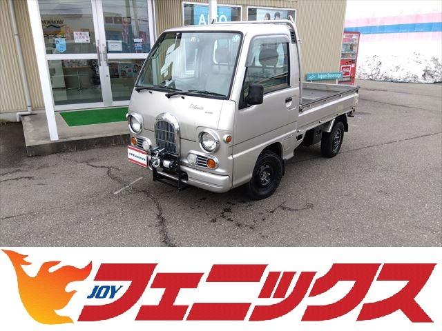 スバル サンバートラック クラシック☆走行５万ＫＭ☆レトロ☆４ＷＤ☆スノープラウ付き☆　☆クラシックカー☆丸目ヘッドライト☆パートタイム４ＷＤ☆マニュアル５速☆三方開☆荷台ゴムマット☆スペアキー☆アングルポスト☆スノープラウ☆ゴム製フロアマット☆ドアバイザー☆ＦＭ・ＡＭラジオ☆試乗ＯＫ☆