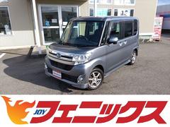 ダイハツ　タント　カスタムＸ　ＳＡ☆走行５．４万ＫＭ☆禁煙☆ナビ☆試乗ＯＫ　☆ナビ☆ブルートゥース接続☆フルセグＴＶ☆ＬＥＤヘッドライト☆オートライト☆フォグランプ☆パワスラ☆衝突軽減ブレーキ☆横滑り防止☆スマートキー☆プッシュスタート☆リヤサンシェード☆純正セキュリティ☆