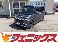 ダイハツ　タント　カスタムＲＳ　トップエディションＳＡＩＩＩ☆走行１．８万ＫＭ　☆ナビ☆ＤＶＤ再生☆ブルートゥース接続☆フルセグＴＶ☆衝突軽減ブレーキ☆車線逸脱警報☆両側電動スライドドア☆バックカメラ☆ＥＴＣ☆ハーフレザー☆ＬＥＤオートライト☆運転席シートヒーター☆スマートキー☆