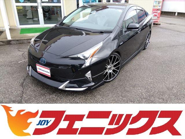 プリウス Ａ☆走行５．１万ＫＭ☆９インチナビ☆ＴＶ☆ＥＴＣ☆試乗ＯＫ　☆４ＷＤ☆ローダウン☆エアロ☆純正９インチナビ☆ブルートゥース接続☆フルセグＴＶ☆バックカメラ☆ビルトインＥＴＣ☆プリクラッシュセーフティ☆ＬＥＤオートライト☆パーキングアシスト☆スマートキー×２☆