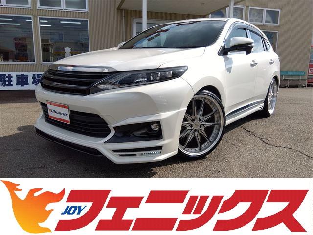 ハリアー(トヨタ) グランド☆4WD☆走行5.7万km☆禁煙車☆ 9インチナビ☆Bluetooth☆ETC☆ドライブレコーダー☆M’zSPEEDフルエアロ&22インチアルミ&マフラー&車高調☆バックカメラ☆社外セキュリティ☆社外ホーン☆クルーズコントロール☆試乗OK 中古車画像