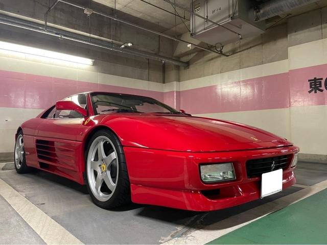 ３４８ ｔｓ　ディーラー車　黒革シート　東京都地下駐車場保管　キダスペシャルマフラー　１９インチマグネシウムホイール　ラジエーター修理済　エアコン配線対策済　車検令和７年９月迄あり