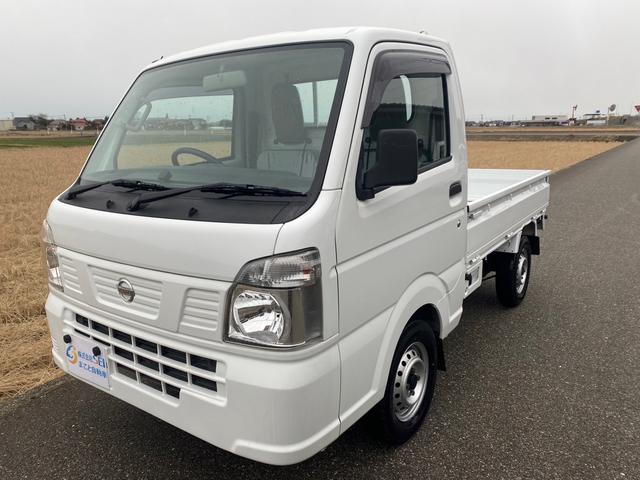 日産 ＮＴ１００クリッパートラック ＤＸ　４ＷＤ　５速マニュアル　エアコン　パワステ　三方開　最大積載量３５０ｋｇ　ヘッドライトレベライザー　運転席エアバッグ