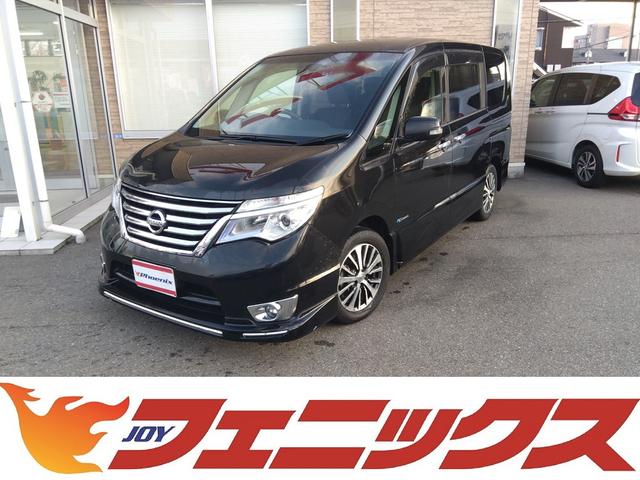 セレナ(日産) ハイウェイスター　Ｖエアロモード＋セーフティ　ＳＨＶ　エマージェンシーブレーキ☆クルーズコントロール☆ＳＤナビ☆ＤＶＤ再生☆ＢＬＵＥＴＯＯＴＨ☆バックカメラ☆ＥＴＣ☆前後ドラレコ☆フリップダウンモニター☆Ｗパワースライドドア☆純正アルミ☆ＬＥＤランプ 中古車画像