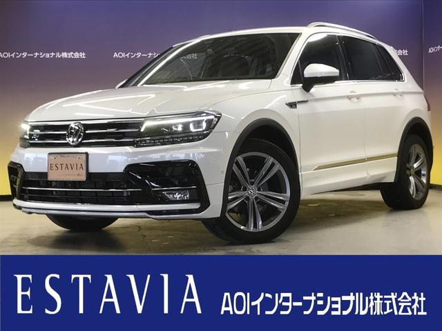 フォルクスワーゲン ティグアン ＴＤＩ　４モーション　Ｒライン　ヘッドアップディスプレイ／デジタルメーター／ＬＥＤオート／バックカメラ／シートヒーター／パワーバックドア／ナビ／フルセグＴＶ／ＣＤ／１９インチアルミ／ＥＴＣ／ＡＣＣ／ソナー／ドラレコ／カープレイ