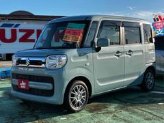 スペーシア ハイブリッドX ETC 両側電動スライドドア ナビ TV クリアランスソナー レーンアシスト 衝突被害軽減システム スマートキー アイドリングストップ 電動格納ミラー シートヒーター ベンチシート CVT 中古車画像