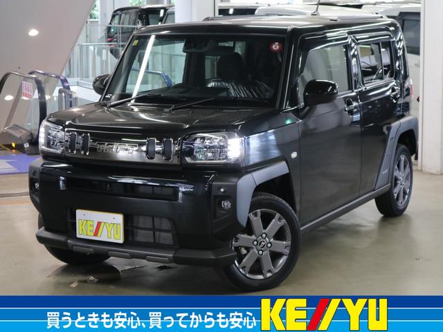 ダイハツ タフト Ｇ　ダーククロムベンチャー【４ＷＤ】【特別仕様車】【禁煙車】　【衝突軽減】【２０２３年製ダンロップタイヤ】【Ｂｌｕｅｔｏｏｔｈ対応地デジＳＤナビ】【パノラマルーフ】シートヒーター　コーナーセンサー　バックカメラ　スマートキー　ＬＥＤオートライト　Ｉストップ