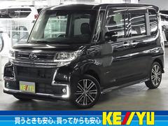 ダイハツ　タント　カスタムＲＳ　トップエディションＳＡＩＩＩ【後期型】静岡仕入　【衝突軽減】【８型Ｂｌｕｅｔｏｏｔｈ地デジＳＤナビ＆後席モニター】【２０２１年製ダンロップタイヤ】【ナビ連動ドラレコ】【ヒーター付半革シート】ＬＥＤオートライト＆オートハイビーム　コーナーセンサー