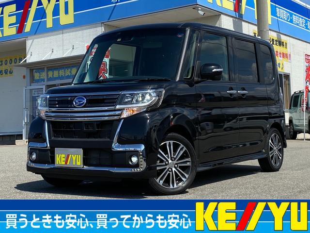 タント(ダイハツ) カスタムＲＳトップエディションＳＡＩＩ【後期型】【大阪仕入】　【禁煙車】【衝突軽減】【８型Ｂｌｕｅｔｏｏｔｈ地デジＳＤナビ】【純正ドラレコ】【純正革調シートカバー】両側電動ドア　コーナーセンサー　ＬＥＤオートライト　バックカメラ　ＥＴＣ　ＨＤＭＩ接続 中古車画像