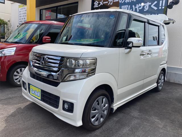 G ETC 両側スライド・片側電動 ナビ TV オートライト HID スマートキー アイドリングストップ ベンチシート CVT 盗難防止システム ABS ESC エアコン パワーステアリング(1枚目)