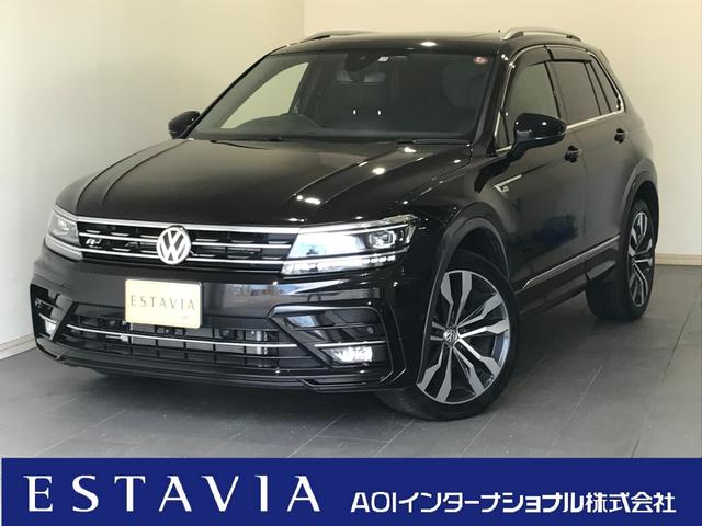 ティグアン ＴＤＩ　４モーション　Ｒライン　１オーナ　サンルーフ　ＤＣＣパッケージ　２０ＡＷ　黒革パワーシート　アダプティブクルーズ　レーンアシスト／ブラインドスポットモニター　ナビＴＶ全方位カメラ　ヘッドＵＰディスプレイ　パワーバックドア（1枚目）