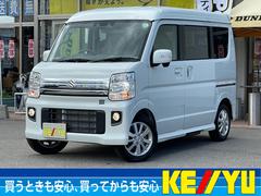 スズキ　エブリイワゴン　ＰＺターボスペシャル【４ＷＤ】ハイルーフ　【届出済未使用車】【純正バックカメラ付ディスプレイオーディオ】【衝突被害＆車線逸脱警報】コーナーセンサー　シートヒーター　両側電動スライドドア