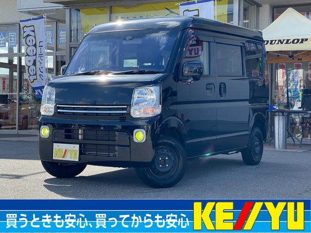 日産 ＮＶ１００クリッパーバン ＧＸターボ【４ＷＤ】【ハイルーフ】４速ＡＴ　衝突軽減ブレーキ　ＳＤナビ　フルセグ　バックカメラ　ＥＴＣ　Ｂｌｕｔｏｏｔｈ再生　電動格納ミラー　オーバーヘッドシェルフ　キーレスエントリー　フォグランプ　全席パワーウインドウ　プライバシーガラス