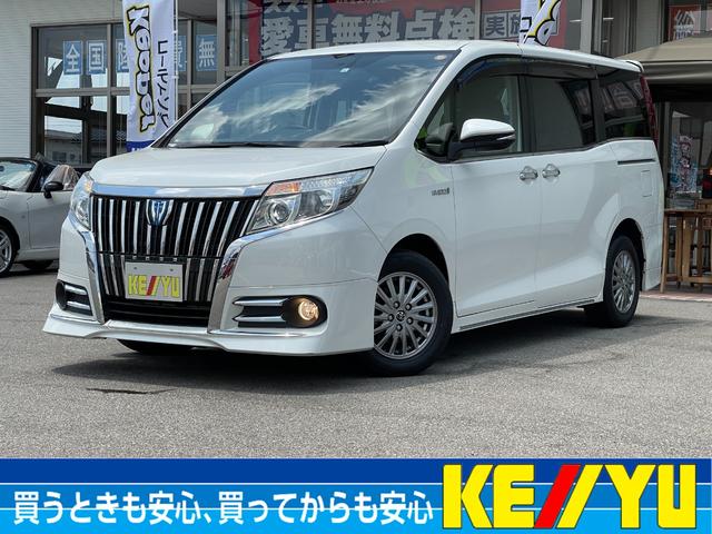 トヨタ エスクァイア ハイブリッドＧｉ【タイミングチェーン】　禁煙車【アルパインビッグＸ１０型ナビ】【フリップダウンモニター】置くだけ充電　リヤオートエアコン【スタイリングパッケージ】シートヒーター　両側電動スライドドア　ＥＴＣ　Ｂｌｕｅｔｏｏｔｈ　バックカメラ