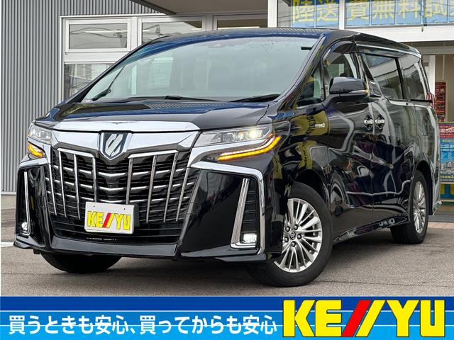 トヨタ アルファードハイブリッド ＳＲ　Ｃパッケージ【４ＷＤ】【後期型】【ＪＢＬサウンド】　【禁煙１オーナー】【衝突軽減＆車線逸脱警報】【２０２３年製タイヤ】【全方位付１０型ナビ＆１０型後席モニター】【全方位ドラレコ】追従クルコン　ＬＥＤオートライト　電動パーキング　ヒーター付電動黒革シート