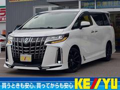 トヨタ　アルファード　３．５エグゼクティブラウンジＳ【４ＷＤ】【ＪＢＬサウンド】　【後期型】【ツインサンルーフ】【ＴＲＤフルエアロ】【２０２２年ミシュランタイヤ】【純正１０型ナビ＆後席モニター】【ドラレコ＆レーダー探知機】レーダークルコン　ＬＥＤオートライト　電動黒革シート