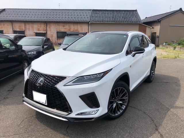 ＲＸ３００　Ｆスポーツ　ＡＷＤ　パノラマルーフ　フレアレッド＋本アルミ　ブレードスキャンＡＨＳ　パノラミックビュー　寒冷地　Ｆスポ専用２０インチＡＷ　メーカーナビ　ＴＶキット　セカンドシートヒーター