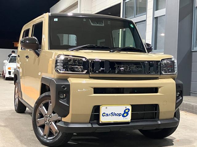 タフト(ダイハツ) Ｇ　車検整備付　純正９型地デジナビ　前後メッキガーニッシュ　ブラックパック　バックカメラ　スマートアシスト　スカイフィールトップ　シートヒーター　ＬＥＤヘッド　Ａストップ　スマートキー　ドラレコ　ＥＴＣ 中古車画像