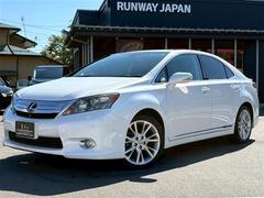 HS HS250h バージョンI コーナーセンサー LEDヘッドライト 純正フォグランプ 黒革 メモリ付パワーシート ベンチレーション&シートヒーター HDDナビ・フルセグ バックカメラ 社外ドライブレコーダー 社外TVキット 中古車画像