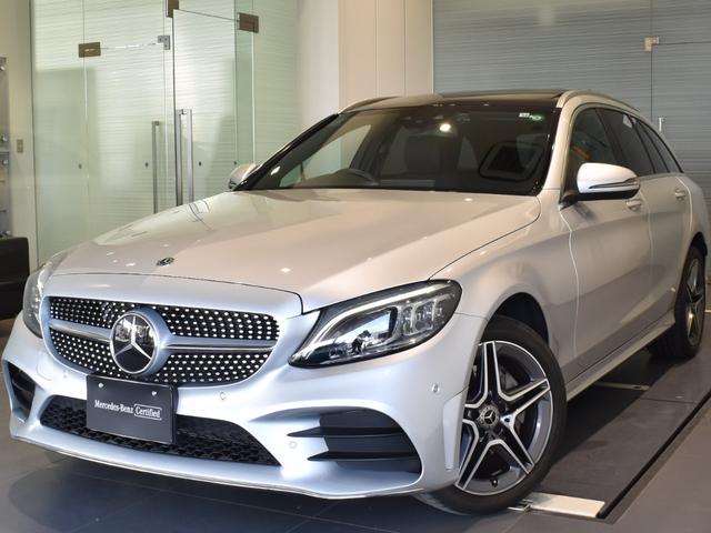 C220d ワゴンアバンギャルド AMGライン レーダーセーフティパッケージ レザーエクスクルーシブパッケージ 黒革 Burmester パノラミックスライディングルーフ TV ナビ 18インチアルミホイール 正規ディーラー認定中古車 2年保証(1枚目)