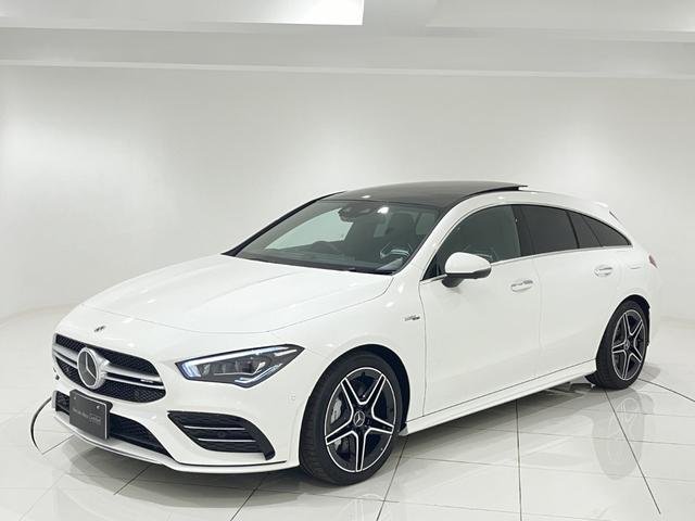 メルセデスＡＭＧ ＣＬＡ３５　４マチック　シューティングブレーク　ワンオーナー　レーダーセーフティＰ　ＡＭＧアドバンスＰ　ＡＭＧパフォーマンスＰ　ＳＲ　ＨＵＤ　全周井カメラ　シートヒーター　メモリー付きパワーシート　本革　１８ＡＷ　正規ディーラー認定中古車　２年保証