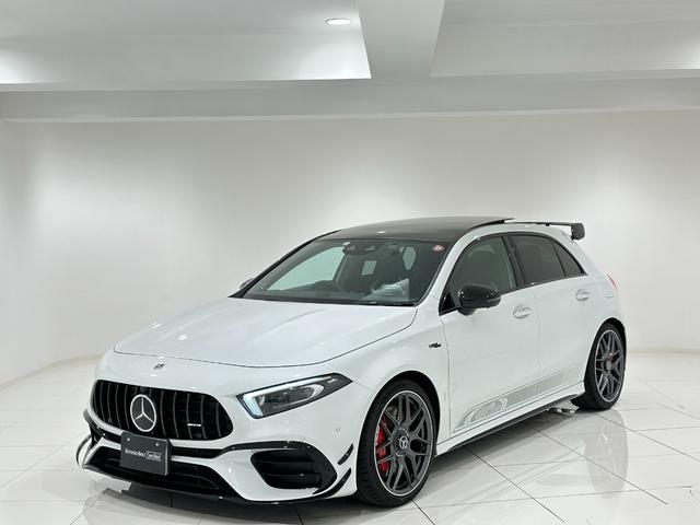 メルセデスＡＭＧ Ａクラス Ａ４５　Ｓ　４マチック＋　エディション５５　２５台限定　１オーナー　ＡＭＧナイトパッケージ　ＡＭＧナイトパッケージｉｉ　ＡＭＧエクステリアナイトパッケージ　ＡＭＧエアロダイナミックパッケージ　ＳＲ　１９ＡＷ　正規ディーラー認定中古車　２年保証