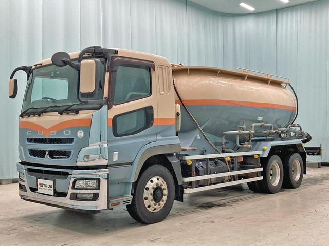 スーパーグレート 　粉粒体運搬車　２２ｔ　１デフ　バラセメント　１２立米　１層式　３８０馬力　ＭＴ７　リーフサス