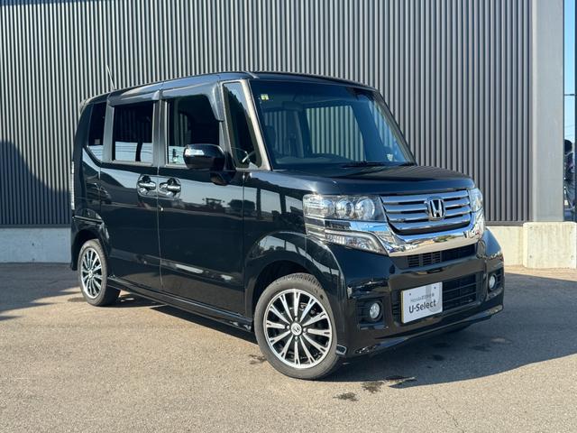 Ｎ−ＢＯＸカスタム(ホンダ) Ｇ・ターボパッケージ　４ＷＤ・社外ナビ・両側電動スライドドア・キーレスエントリー・クルーズコントロー 中古車画像