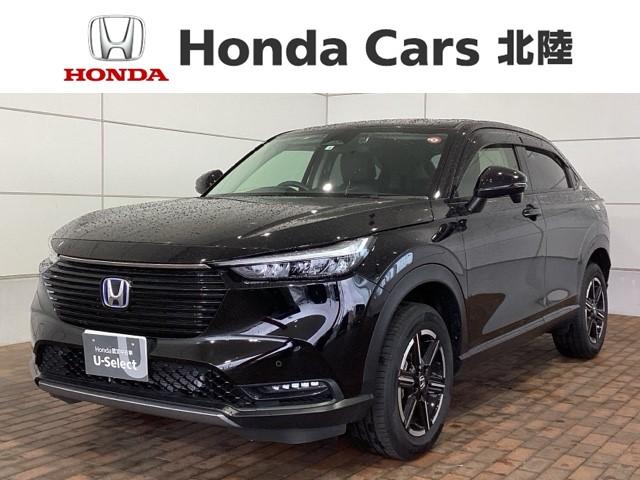 ヴェゼル(ホンダ) ｅ：ＨＥＶＸ　ＨｏｎｄａＳＥＮＳＩＮＧ２年保証ナビフルセグ　１オ−ナ−　ＬＥＤランプ　衝突被害軽減装置　サイドエアバック　イモビ 中古車画像