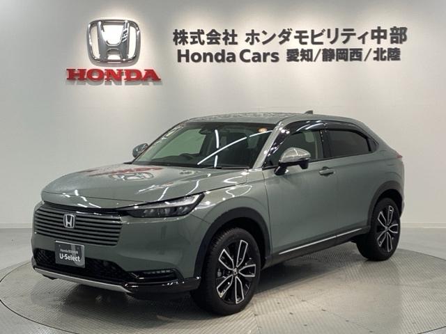 ヴェゼル(ホンダ) ｅ：ＨＥＶＺ　ブラインドスポット／アダプティブドライビングビーム／Ｈｏｎｄａ　ＣＯＮＮＥＣＴ／Ｒカメラ／Ｂｌｕｅｔｏｏｔｈ／ＵＳＢ／ｉＰｏｄ／ＡｐｐｌｅＣａｒＰｌａｙ／ＥＴＣ／ドラレコ／シートヒータ／Ｐテールゲート 中古車画像