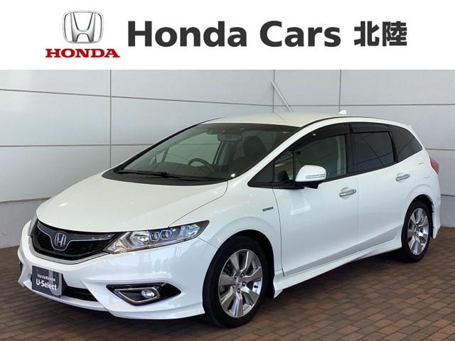 ジェイド(ホンダ) ハイブリッドＸ　Ｈ　ＳＥＮＳＩＮＧ　１年保証　ワンオ−ナ−　純正ナビ　ＴＶ　Ｒカメラ　ＢＴオ−ディオ　ＤＶＤ　ＥＴＣ　ＬＥＤライト　ＶＳＡ　クルコン　アルミ　スマ−トキ−　盗難防止装置　整備記録簿　ＡＡＣ　スペアキ− 中古車画像