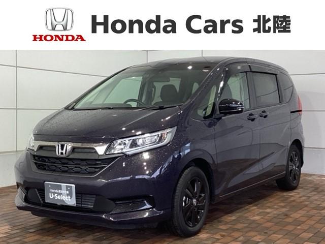 フリード＋ハイブリッド ハイブリッドＧブラックスタイル　ＨｏｎｄａＳＥＮＳＩＮＧ新車保証試乗禁煙車　衝突軽減ブレーキ　ドライブレコーダー　ナビＴＶ　前席シートヒーター　バックカメラ　両側電動スライドドア　ＬＥＤ　フルセグＴＶ　横滑り防止装置　盗難防止装置