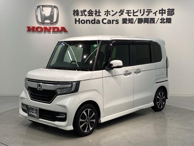 Ｎ−ＢＯＸカスタム(ホンダ) Ｇ・Ｌホンダセンシング　最長５年保証　ワンオ−ナ−　ナビＶＸＭ−２４ＶＦｉ　ＴＶ　Ｒカメラ　ＣＤ録音　ＢＴオ−ディオ　ＤＶＤ　ドラレコ　シ−トヒ−タ−　ＥＴＣ　ＬＥＤライト　ＶＳＡ　クルコン　アルミ　スマ−トキ−　整備記録簿 中古車画像