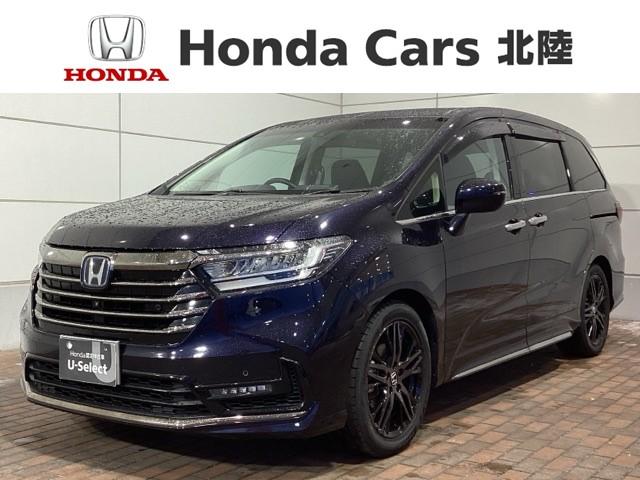 オデッセイハイブリッド(ホンダ) ｅ：ＨＥＶアブソルート・ＥＸ　ＨｏｎｄａＳＥＮＳＩＮＧ２年保証ナビＥＴＣ　電動Ｒゲート　地デジ　ＶＳＡ　アクティブクルーズコントロール　フルオートエアコン 中古車画像