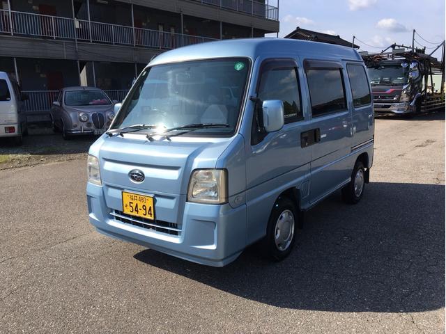 サンバーバン(スバル) ディアス　４ＷＤ　５速マニュアル　前後ドライブレコーダー　運転席エアバック　エアコン　パワステ　パワーウィンドウ 中古車画像