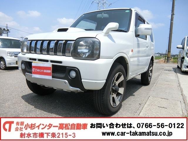 ジムニー クロスアドベンチャーＸＣ　切替式４ＷＤ　ターボ　５速ギア　切替式４ＷＤ　ターボ　５速ギア　地デジフルセグナビＴＶ　左右シートヒーター　キーレスキー　純正１６インチアルミ　走行５５７６５ＫＭ　背面タイヤカバー（1枚目）