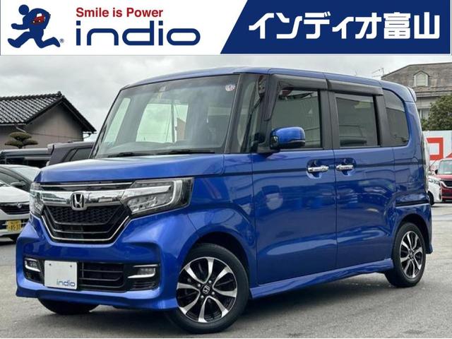 ホンダ Ｎ－ＢＯＸカスタム Ｇ・Ｌホンダセンシング　ＥＴＣ　バックカメラ　両側スライド・片側電動　オートクルーズコントロール　レーンアシスト　衝突被害軽減システム　オートライト　スマートキー　電動格納ミラー　ベンチシート　ＡＴ　ＥＳＣ　ＣＤ　ＵＳＢ