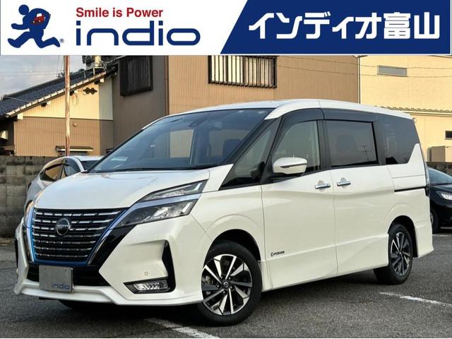 日産 セレナ ｅ－パワー　ハイウェイスターＶ　ＥＴＣ　全周囲カメラ　ナビ　ＴＶ　クリアランスソナー　オートクルーズコントロール　両側電動スライドドア　オートライト　スマートキー　電動格納ミラー　３列シート　ウォークスルー　ＣＶＴ　アルミホイール