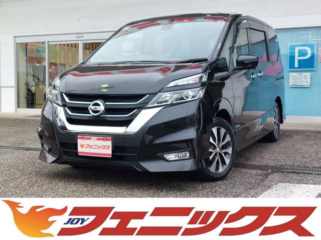 日産 セレナ ハイウェイスター　Ｖセレクション　純正９型ナビ　フルセグ　アラウンドビューモニタ　ブルートゥース　ハンズフリー機能付両側電動スライドドア　エマージェンシーブレーキ　クルコン　インテリキー　プッシュスタート　標識検地　ＬＥＤオートライト